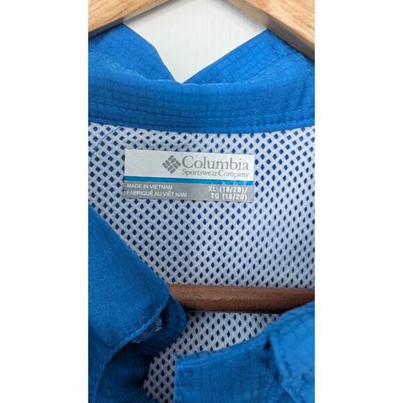 Columbia Youth PFG Omni-Shade Short Sleeve Fishing Shirt - Picture 3 of 6